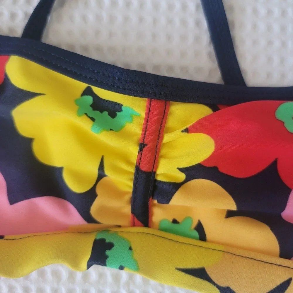 Hanna Andersson Girls swim bikini top size 140 US10